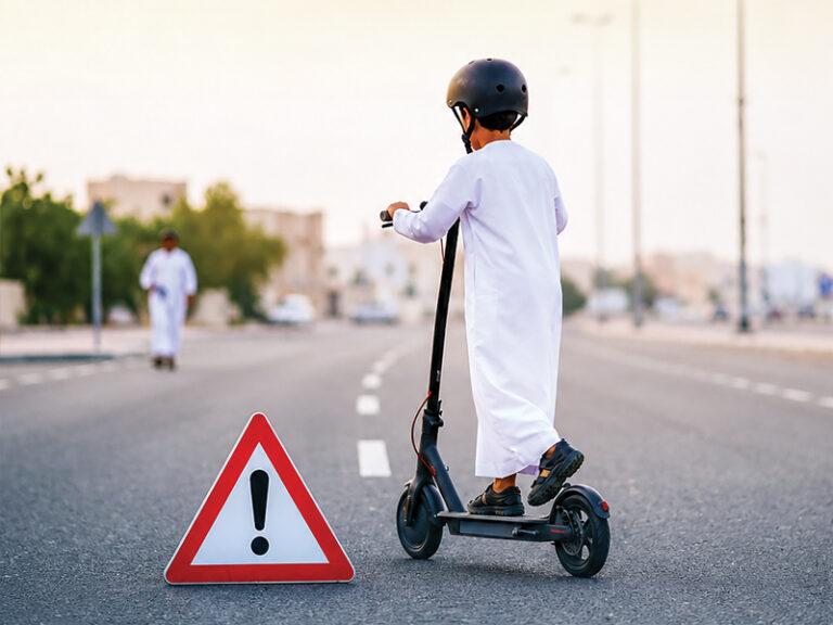 Stricter e-scooter rules for children in Oman