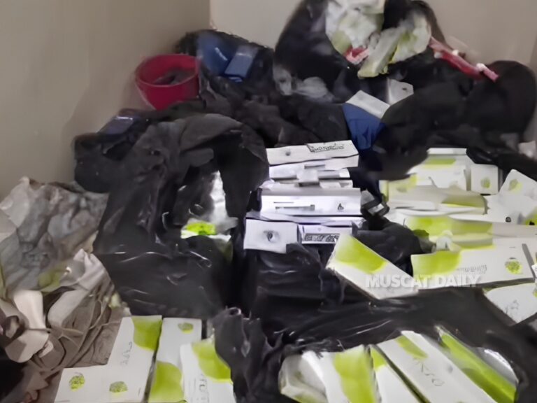 Oman Customs seize over 300 cartons of illegal cigarettes