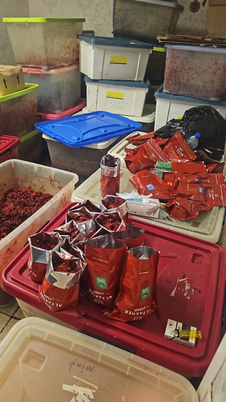 More than 13 tonnes of fake shisha tobacco materials seized in Barka