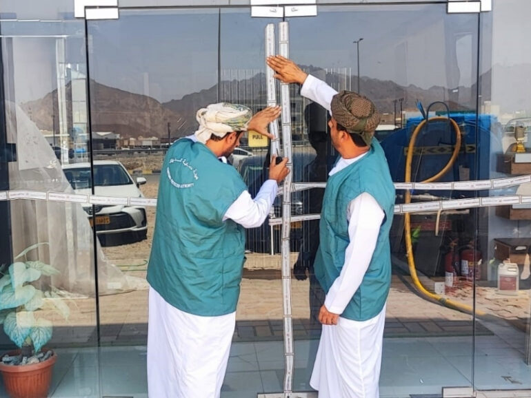 CPA temporarily close marble and ceramic shop in Rustaq
