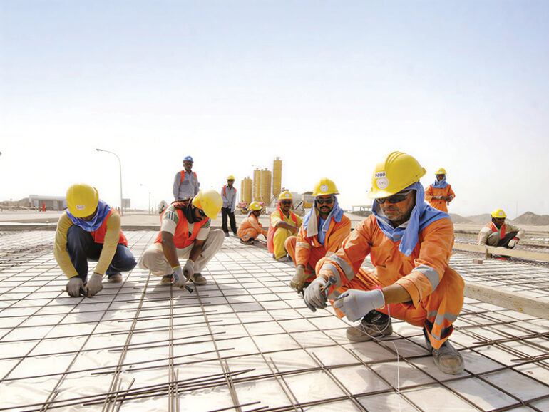 Oman construction worker safety