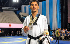 Nibras Al Tooqi Asian Taekwondo Indonesia Open 2026 silver medal