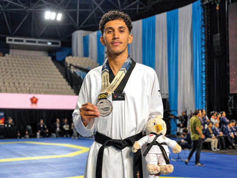 Nibras Al Tooqi Asian Taekwondo Indonesia Open 2026 silver medal