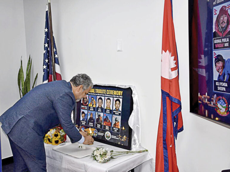 Nadhira Al Harthy Broad Peak memorial