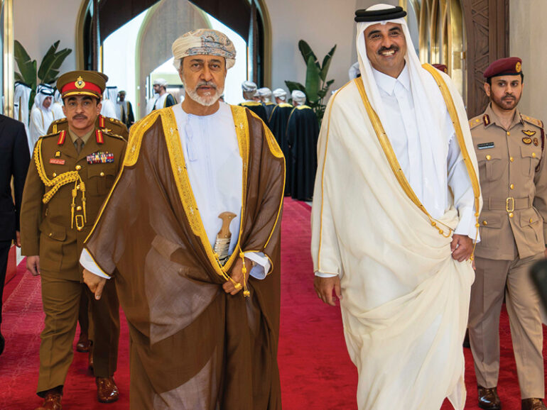 H M Sultan Haitham visits Qatar