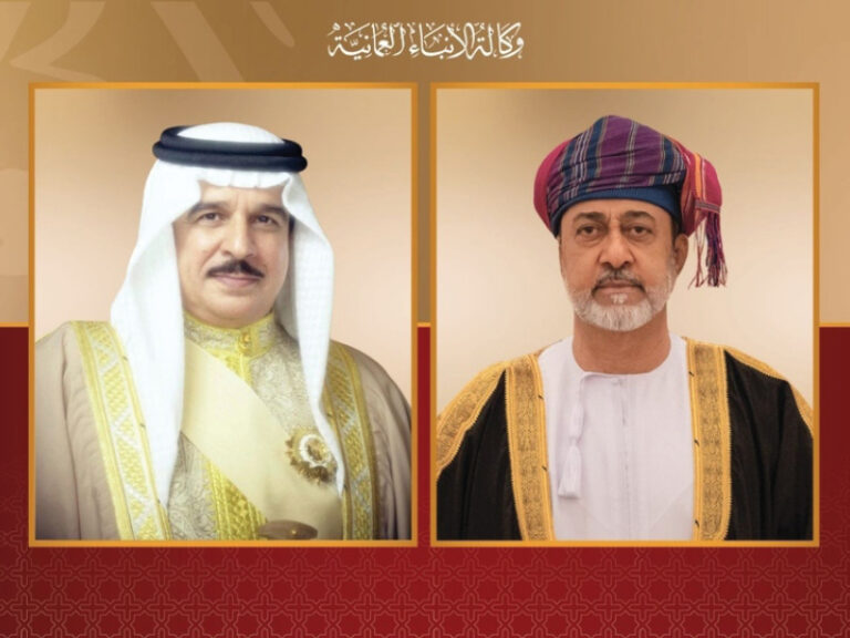 H M Sultan Haitham and Bahrain King Hamad discuss regional security