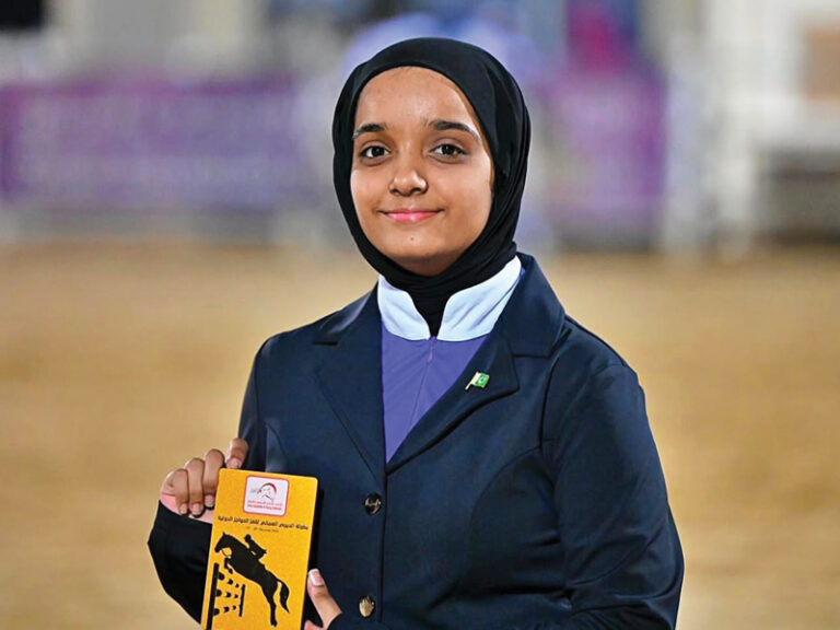 Aysal Waheed Pakistani show jumper Oman