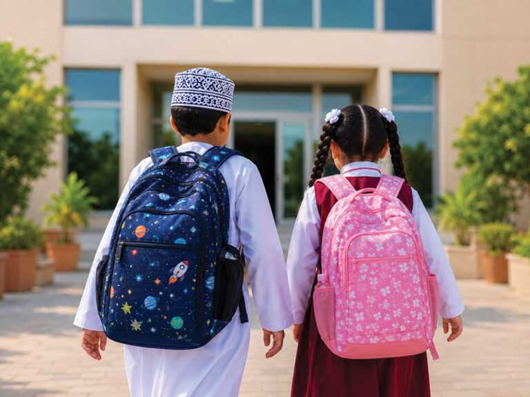 School bag weight Oman