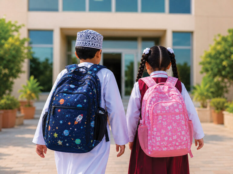 School bag weight Oman