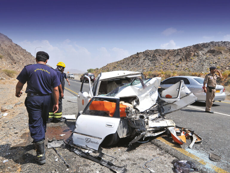 Road accidents in Oman 2025