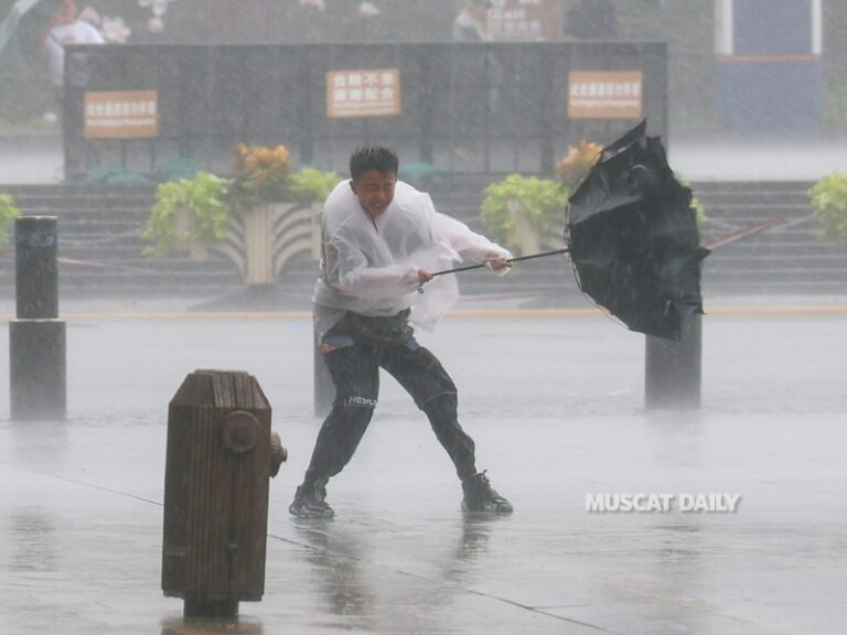 Omani Embassy in China urges caution for citizens during typhoon
