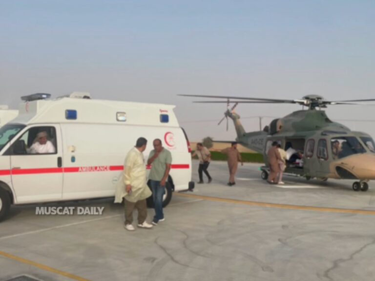Tragic accident on Sultan Said Bin Taimur Road