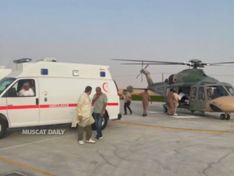 Tragic accident on Sultan Said Bin Taimur Road