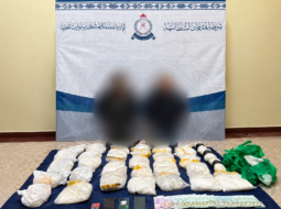 Two held with over 30kg of crystal meth in  Seeb
