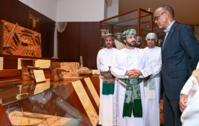 Rwanda President visits Museum of the Frankincense Land