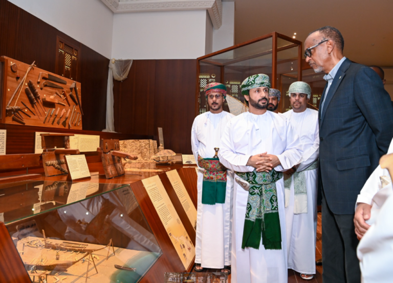 Rwanda President visits Museum of the Frankincense Land