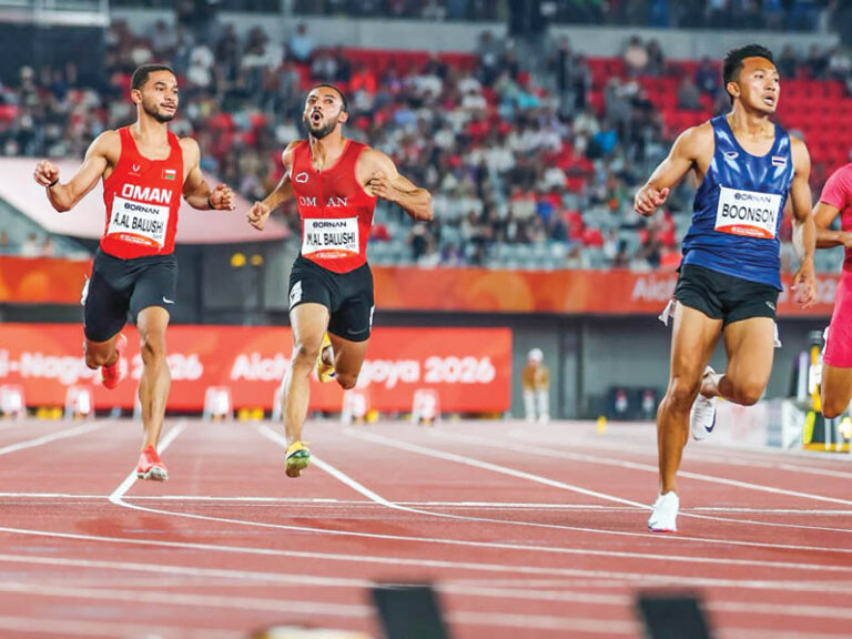 Oman Asian Games 100m medals