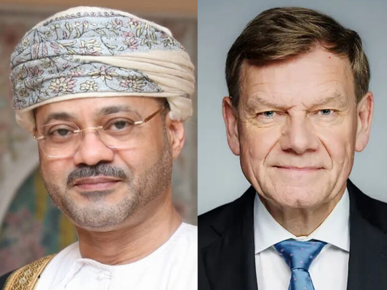 Oman Germany Strait of Hormuz talks