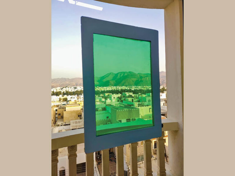 Muscat student explores turning windows into renewable energy generators