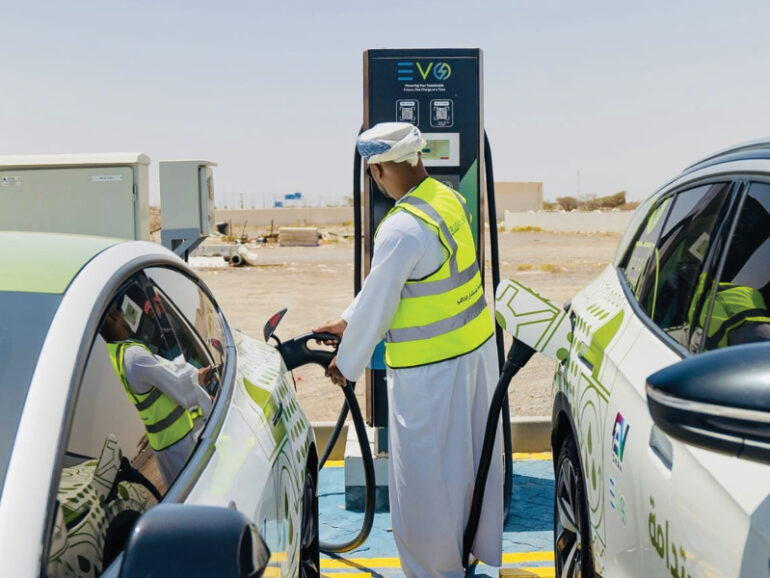 EV charging fees Oman