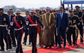 H M Sultan Haitham Botswana visit