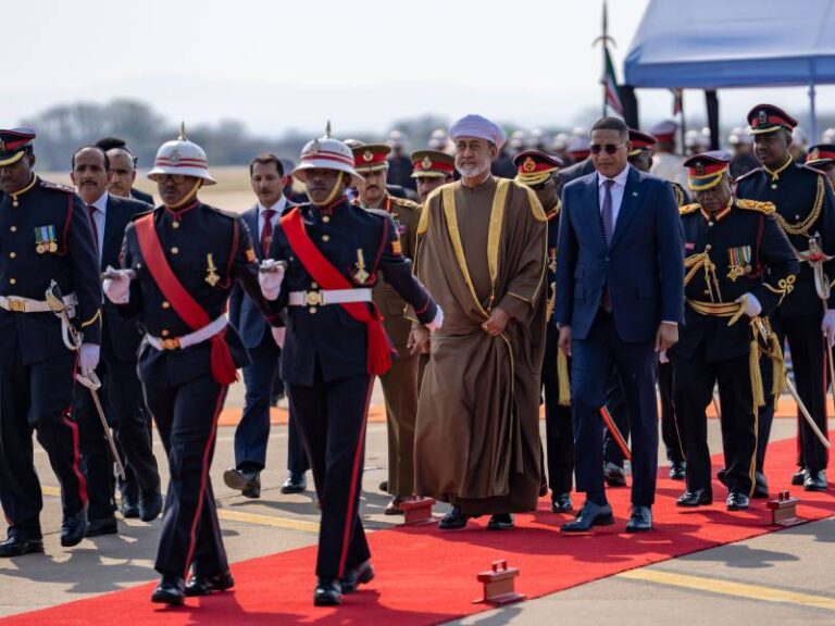 H M Sultan Haitham Botswana visit