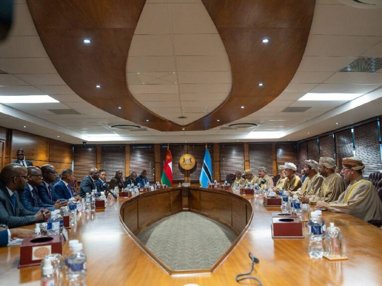 H M Sultan Haitham President Boko meeting