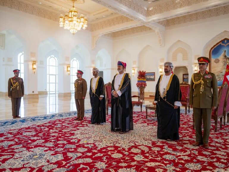 H M Sultan Haitham receives credentials of ambassadors