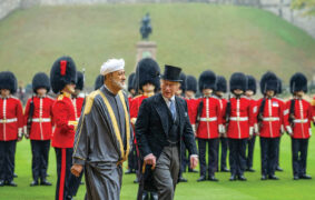 Royal welcome for H M Sultan Haitham at Windsor Castle