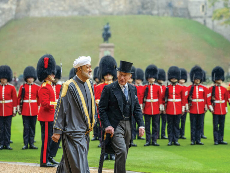 Royal welcome for H M Sultan Haitham at Windsor Castle