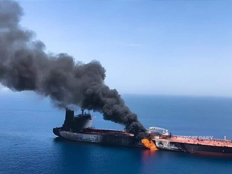 12 sailors injured in attack on vessel near Oman
