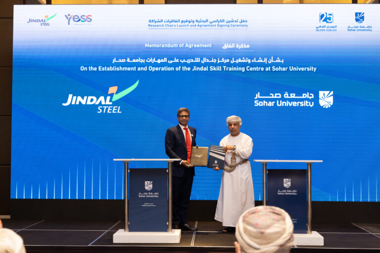 Jindal Steel and Sohar University Partner to Establish Jindal Skill Training Centre