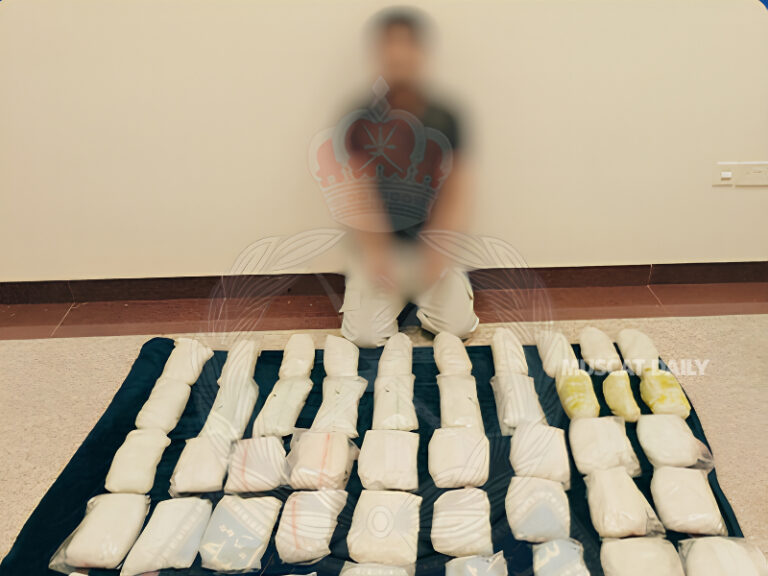 Expat arrested with drugs in Dhahirah