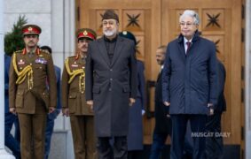 Kazakhstan welcomes His Majesty with official ceremony at Palace of Independence