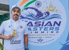 Khalid Al Kulaibi wins 100m freestyle gold