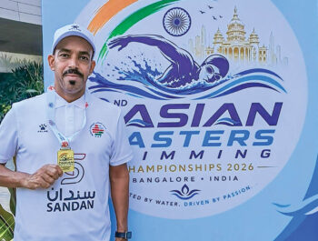 Khalid Al Kulaibi wins 100m freestyle gold