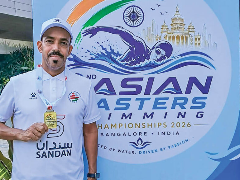 Khalid Al Kulaibi wins 100m freestyle gold