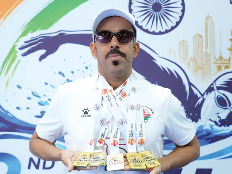 Khalid Al Kulaibi wins five gold medals