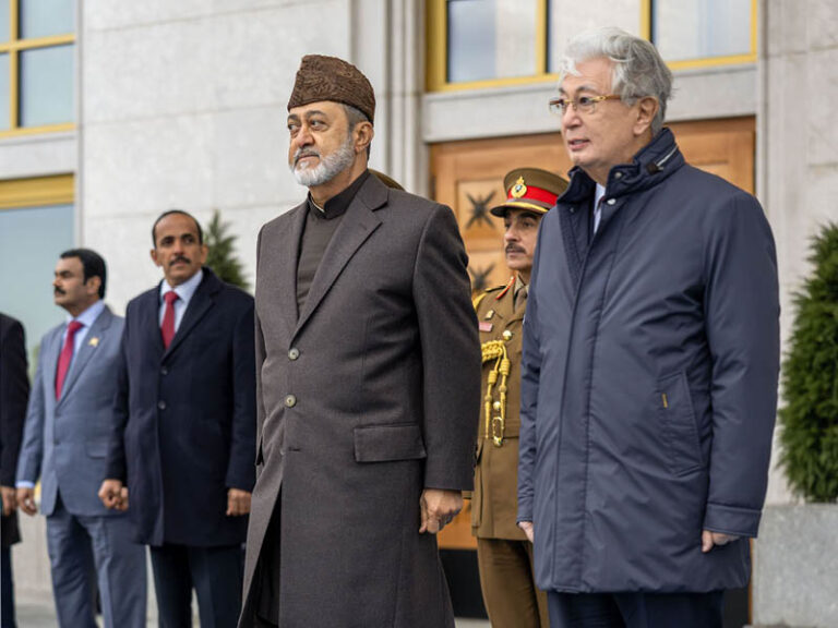 H M Sultan Haitham state visit to Kazakhstan