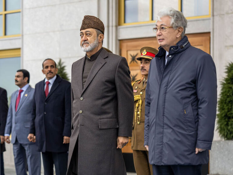 H M Sultan Haitham state visit to Kazakhstan
