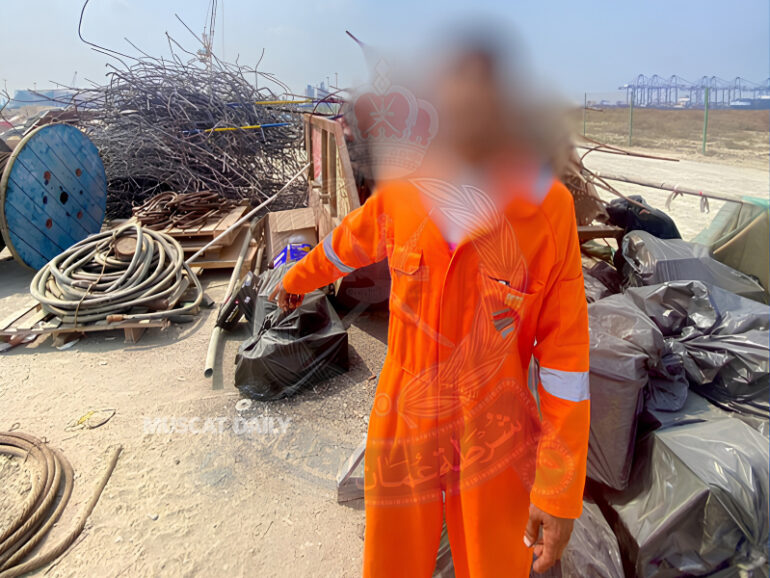 ROP arrest man in Liwa for multiple cable theft
