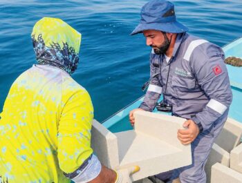 EA deploys 100 eco-friendly reefs off Suhar