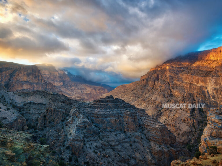Oman Weather, Civil Aviation Authority, Jabal Shams, Winter Season, Low Temperature, Temperature Drop, Meteorological Stations, Saiq, Cold Weather, Climate Update, Weather Bulletin, Omani Winter, Mountain Weather, Muscat Weather, Seasonal Shift